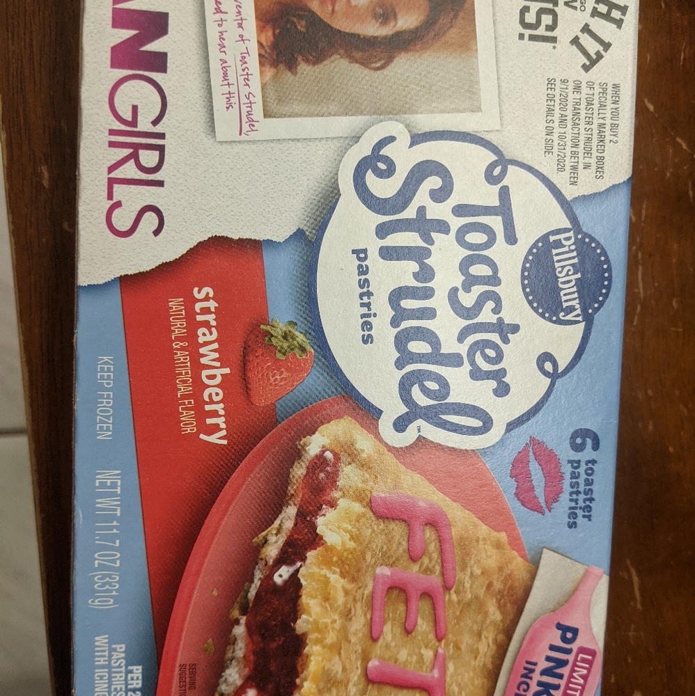 Mean girls Pillsbury toaster strudel box